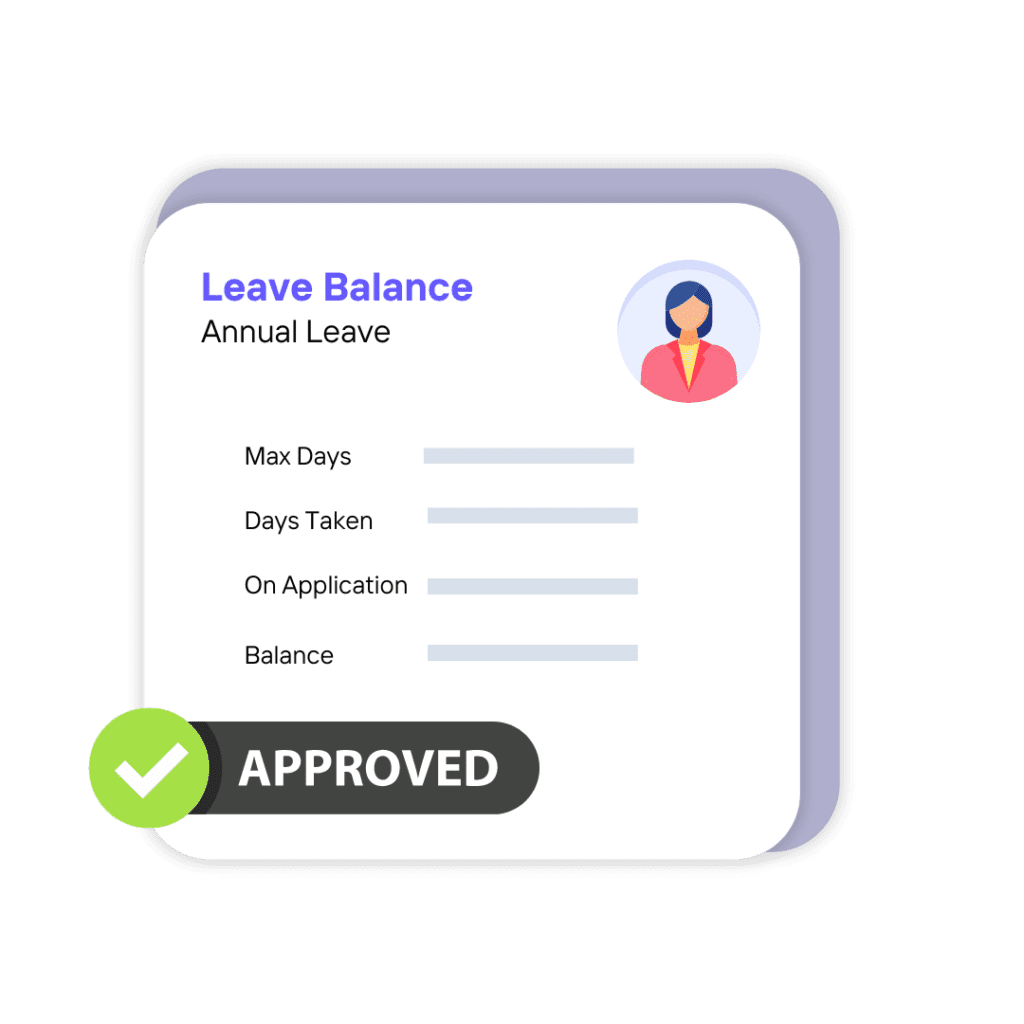 leave balance report software